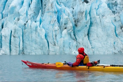 Zeekajakken Shoup Glacier